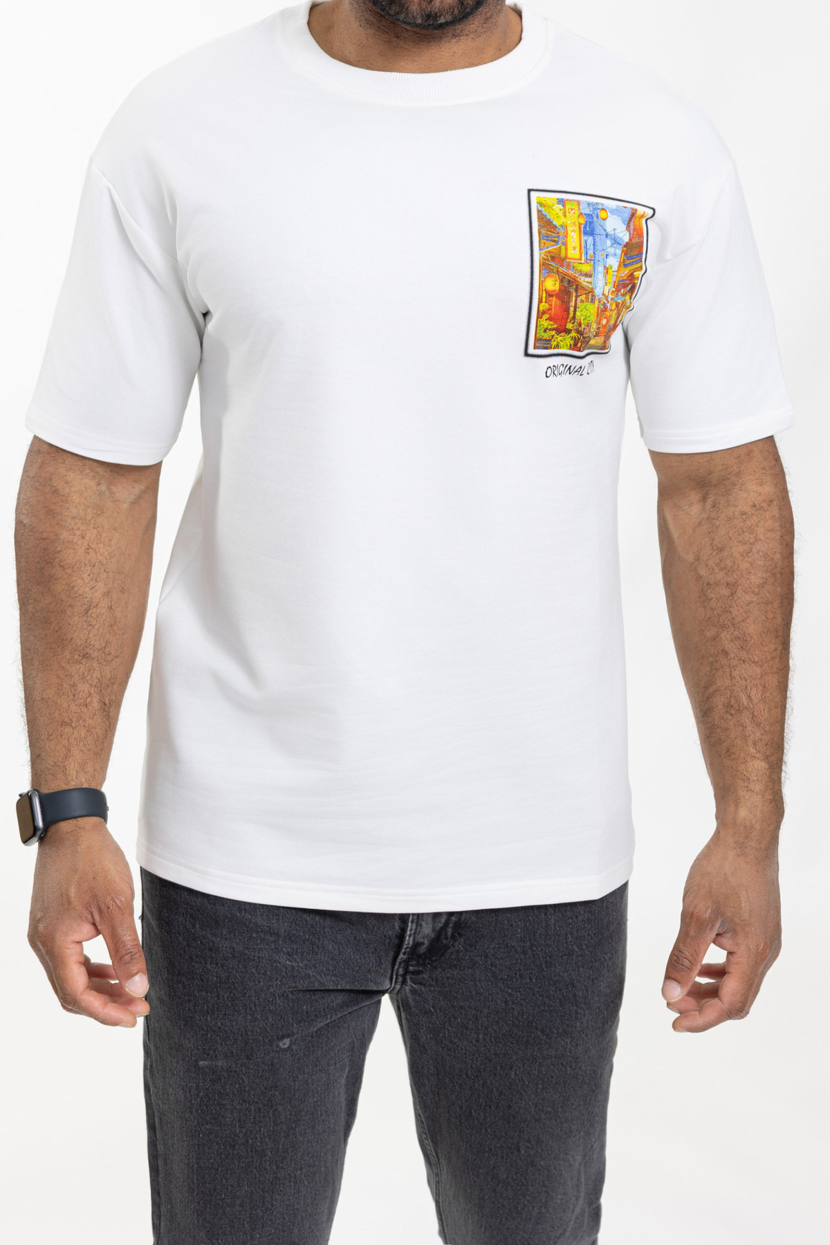 Camiseta B3 Glow Original City Blanca — B3 Glow Moda