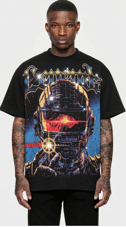 Camiseta B3 Glow Leyenda Invasion Negra — B3 Glow Moda
