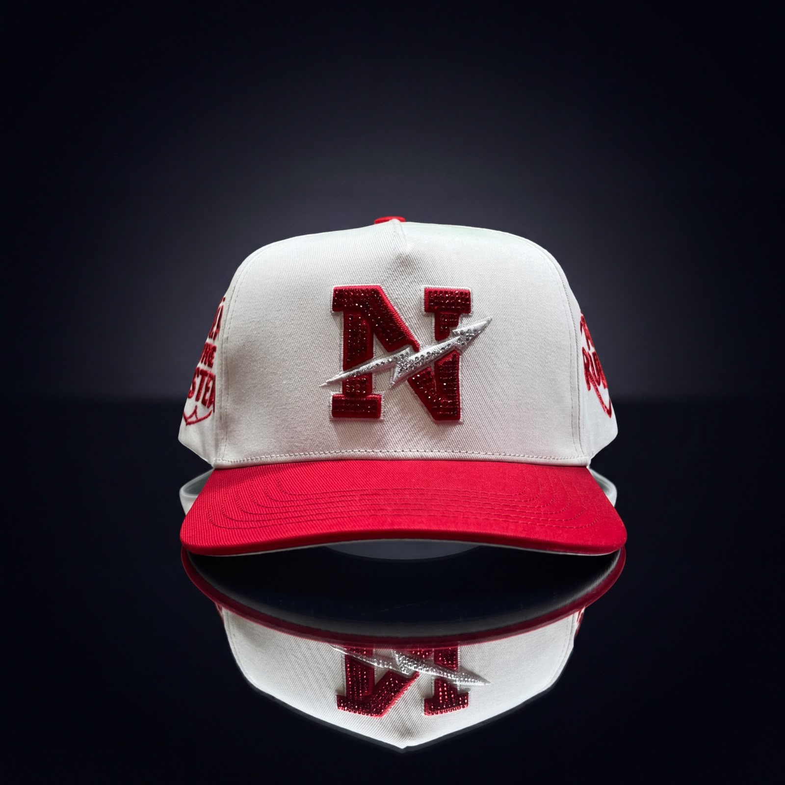 Gorra B3 Glow Bolt White Red — B3 Glow Moda