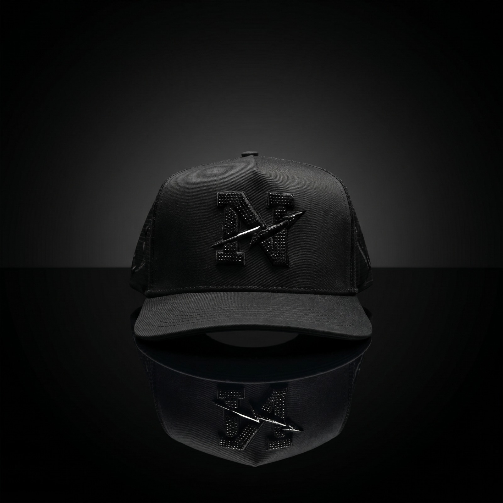 Gorra B3 Glow No Rules All Black — B3 Glow Moda