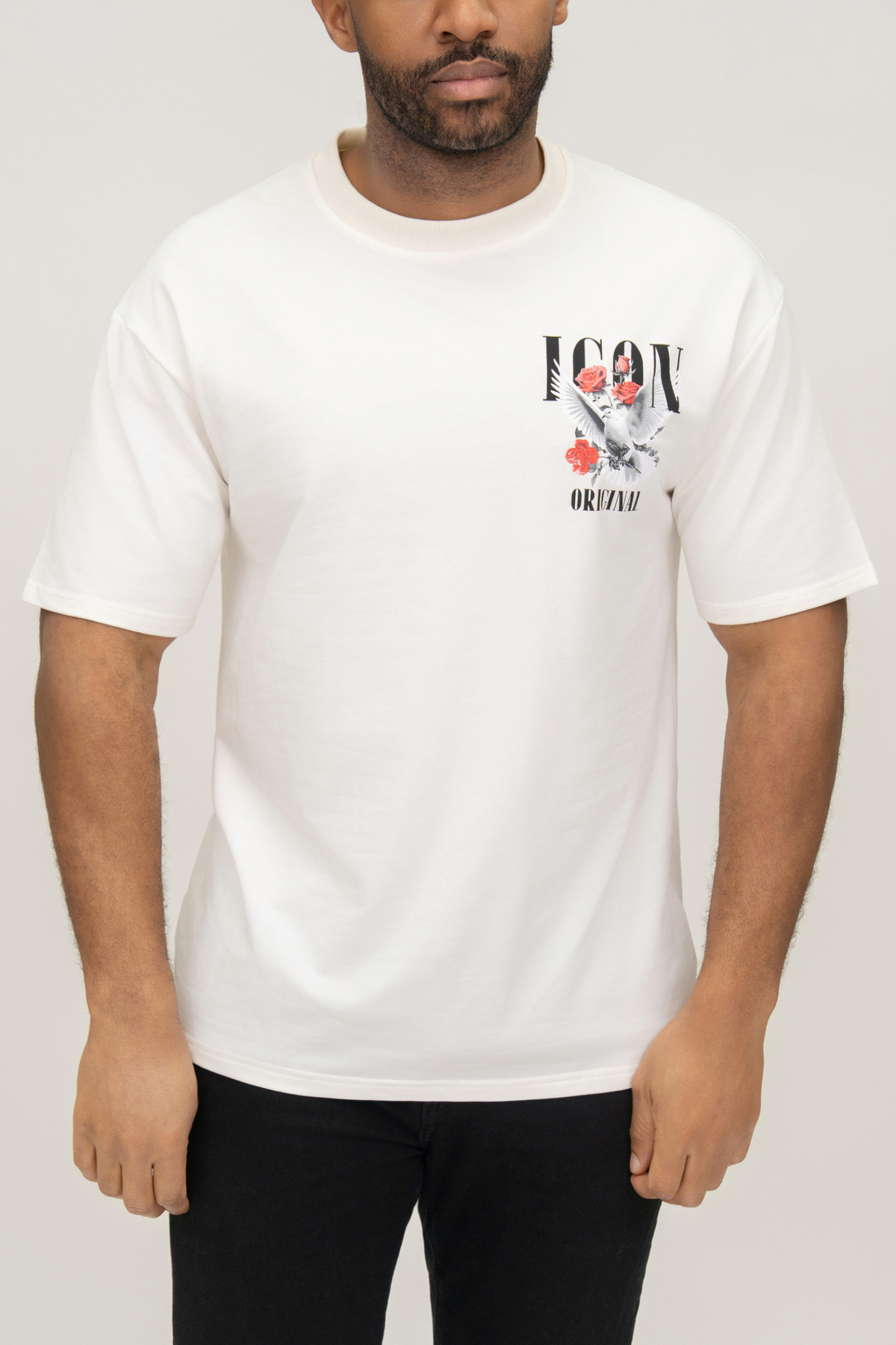 Camiseta B3 Glow Original Icon Crema — B3 Glow Moda