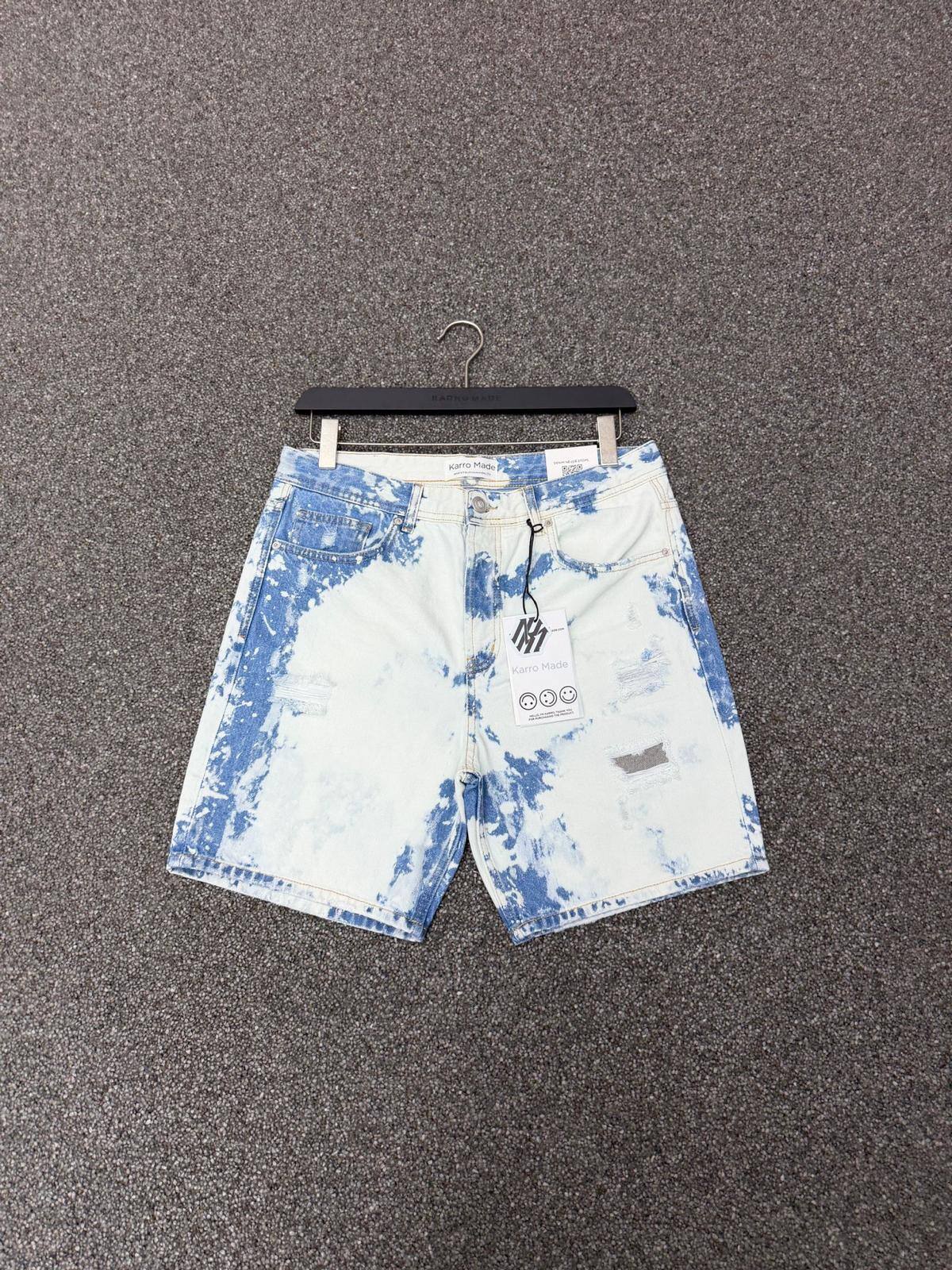 Bermuda B3 Glow Denim Bleach Sky — B3 Glow Moda