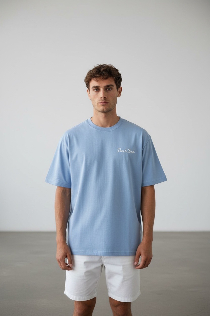 Camiseta B3 Glow Bendo Azul — B3 Glow Moda