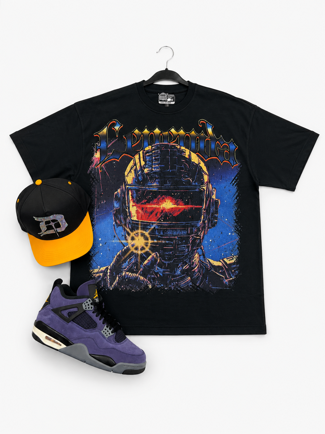 Combinación Purple Robot B3 Glow Moda