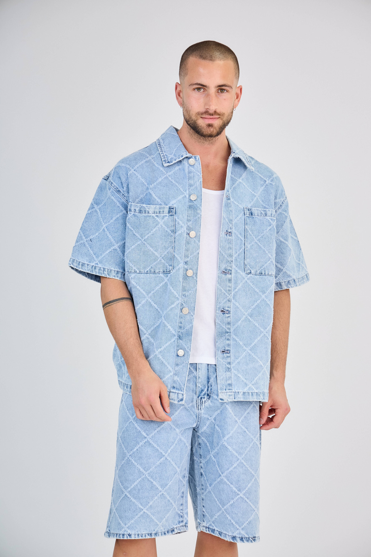 Conjunto B3 Glow Denim Diamond Light 2 Piezas — B3 Glow Moda