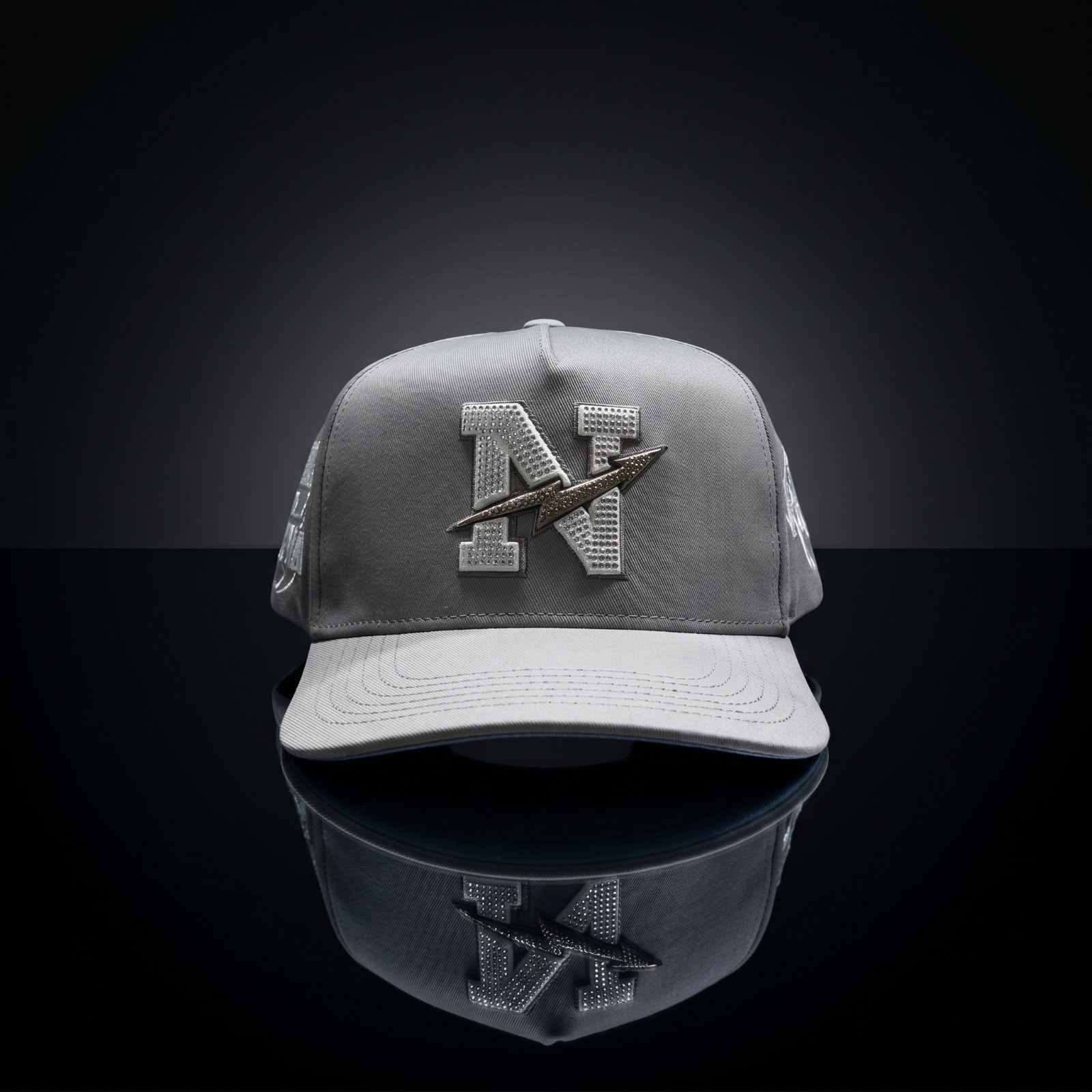 Gorra B3 Glow No Rules Gris — B3 Glow Moda