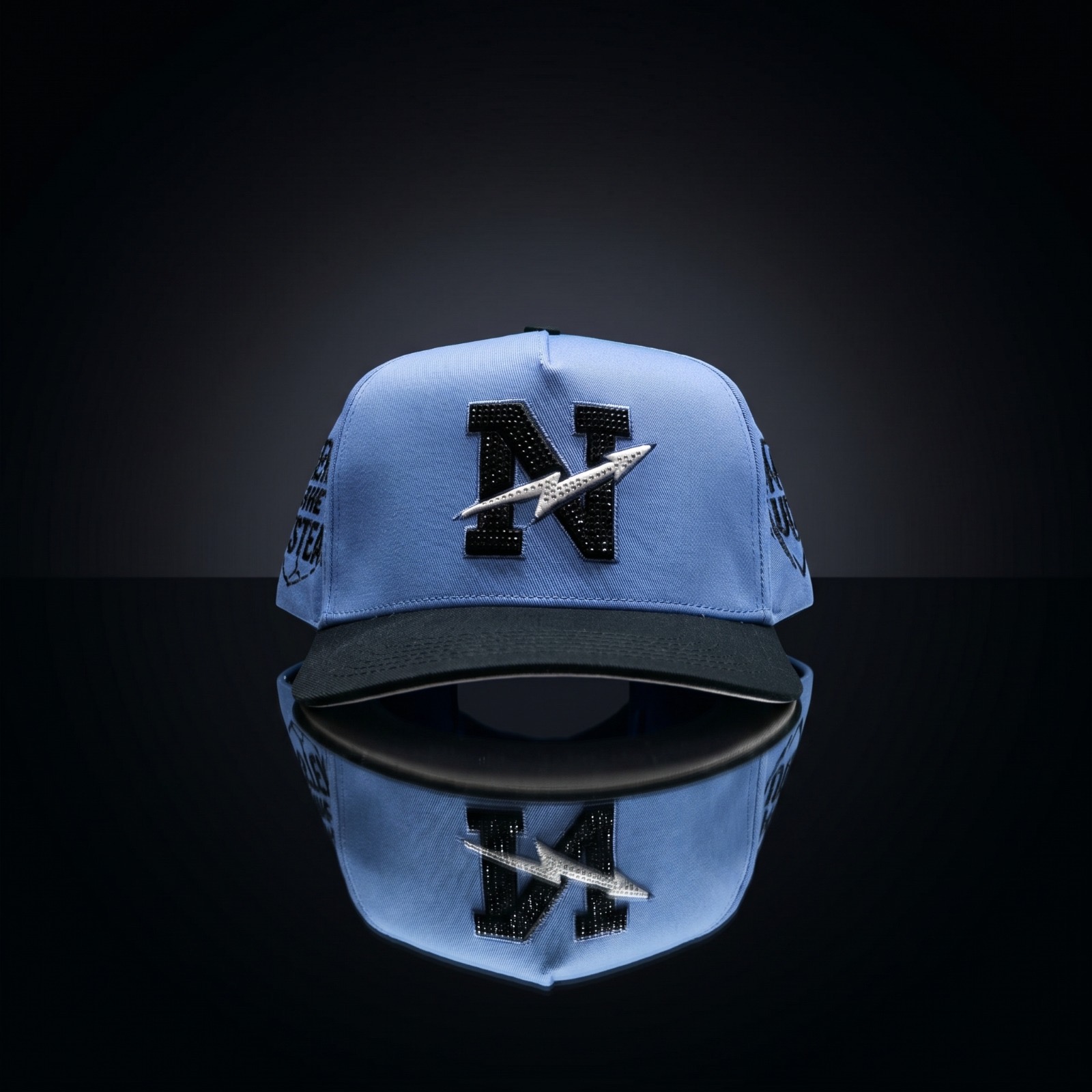 Gorra B3 Glow No Rules Bolt Sky — B3 Glow Moda